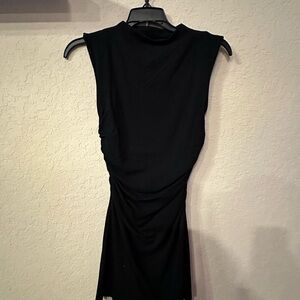 Wild Fable Black Sheath Mock Neck Cocktail Dress